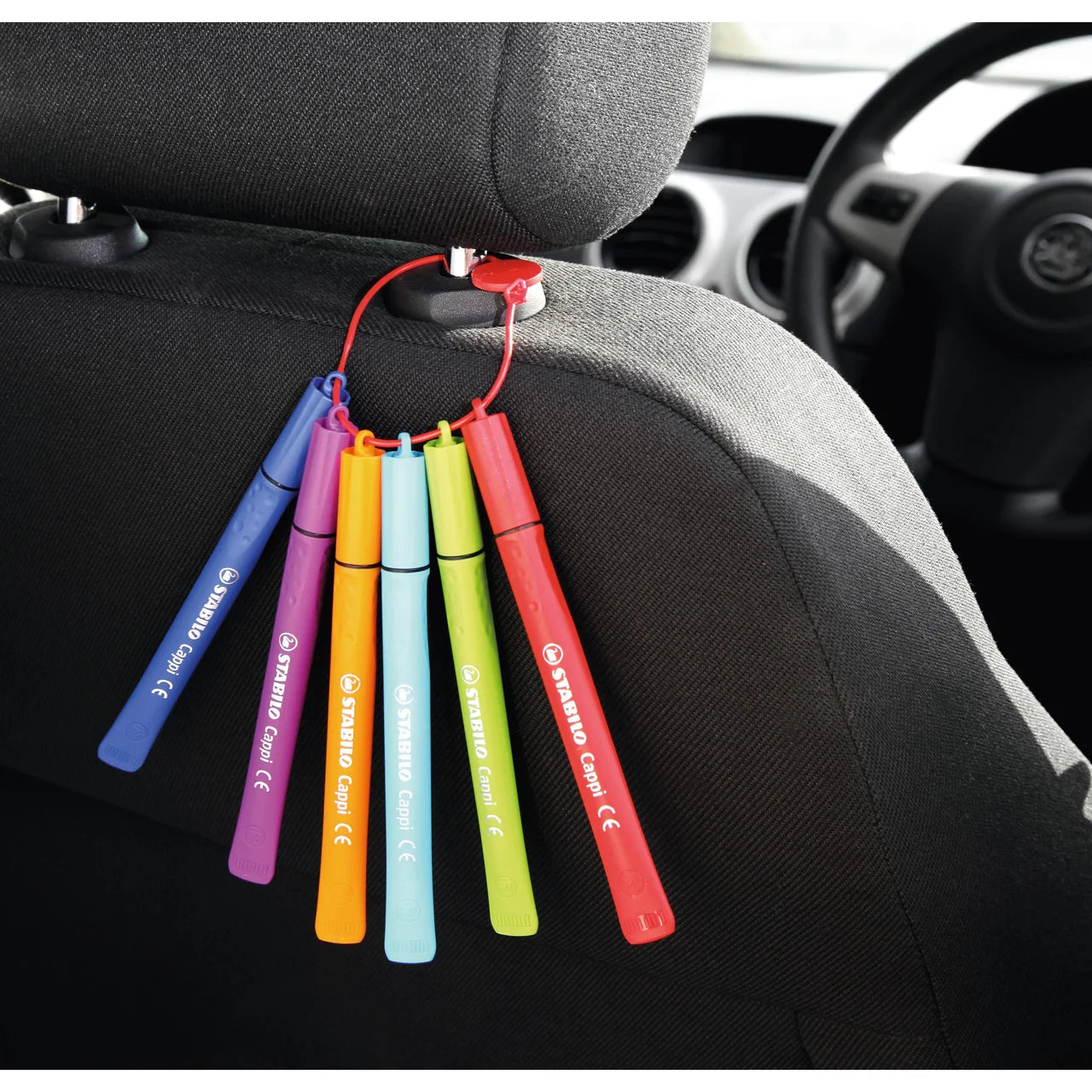 STABILO Cappi colouring pens wallet of 24 assorted colours