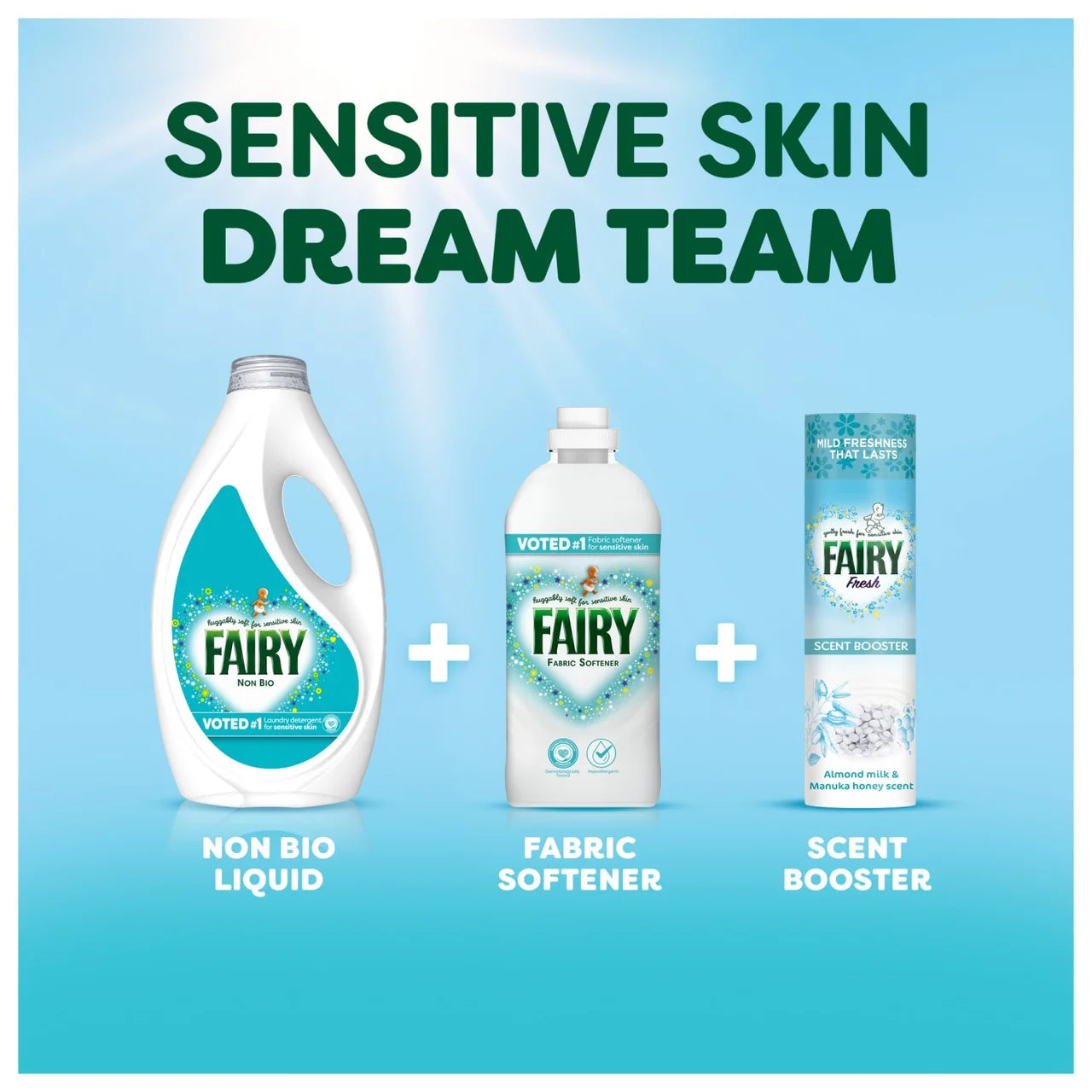Fairy Non Bio Washing Liquid For Sensitive Skin 72 Washes 2232ml