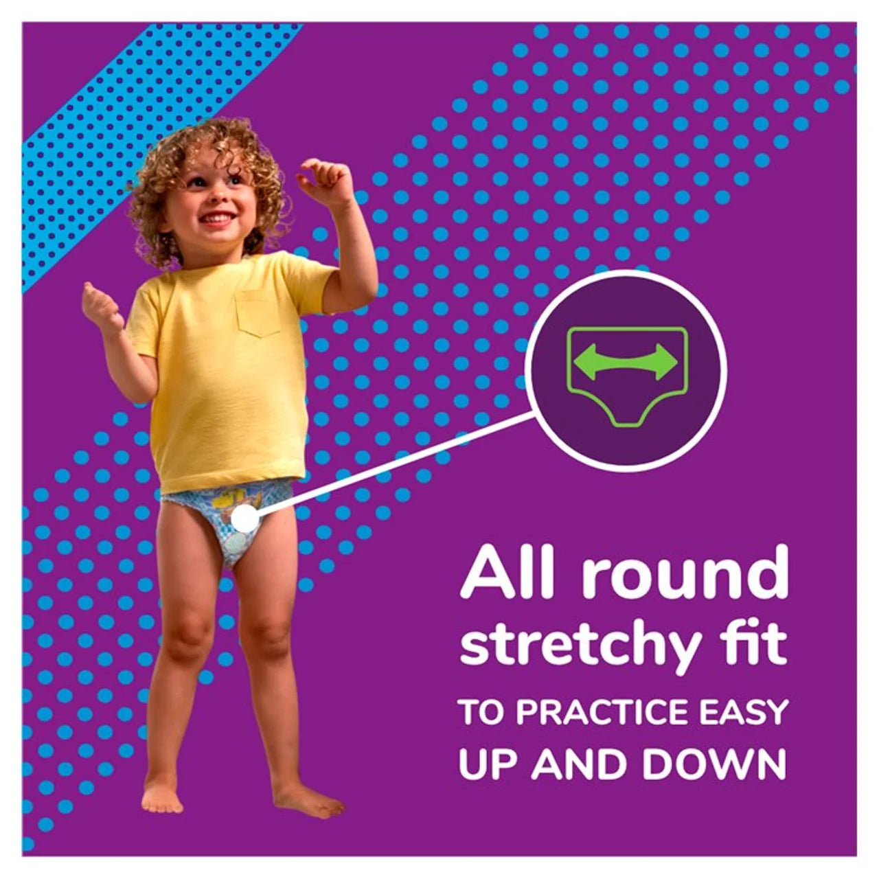 Huggies Pull-Ups Night Time Unisex Training Nappy Pants- Size 6 MEGA 32 per pack