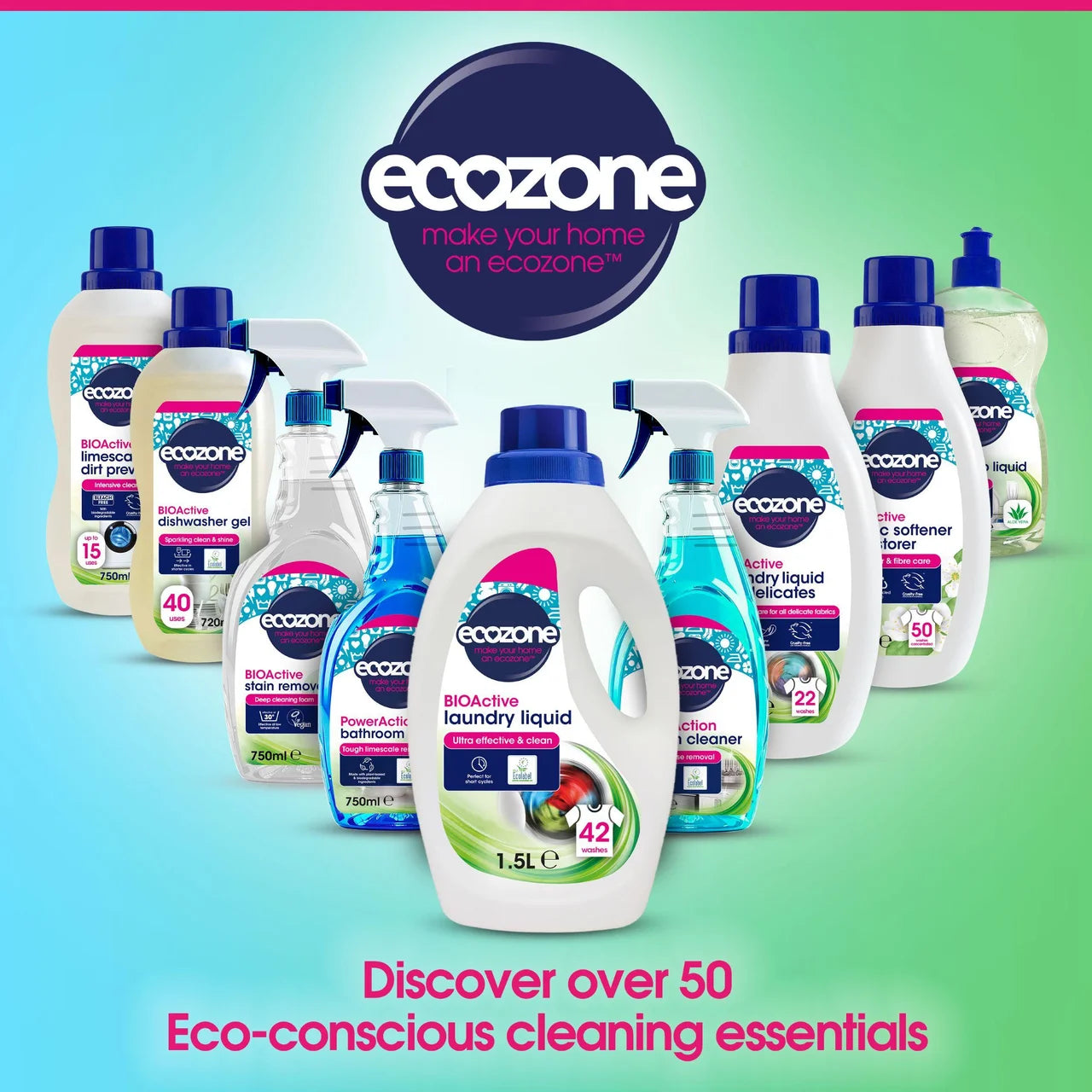 Ecozone BIOActive laundry cleaner for delicates 1L