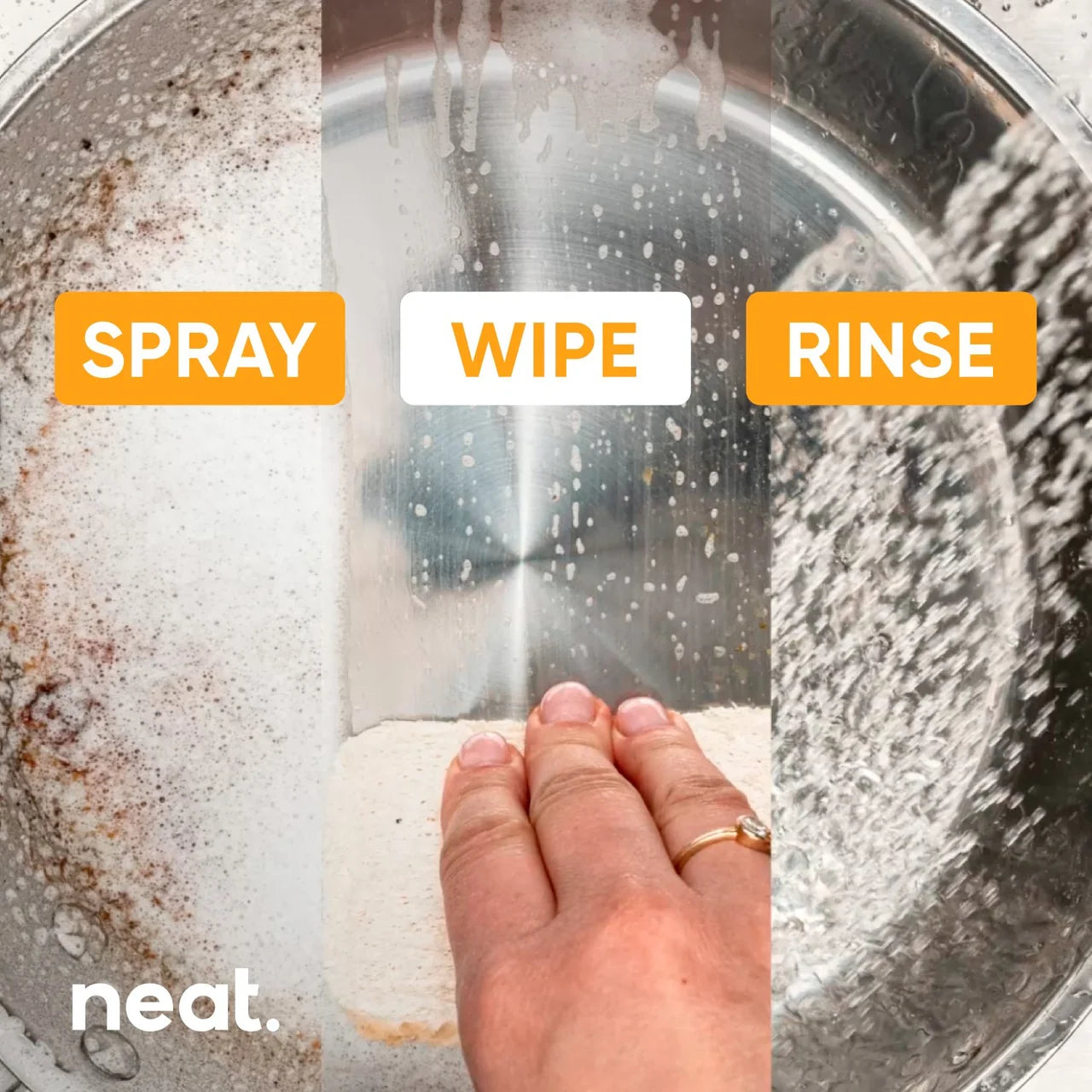 Neat Foaming Washing Up Spray Starter Pack Mango & Fig 500ml