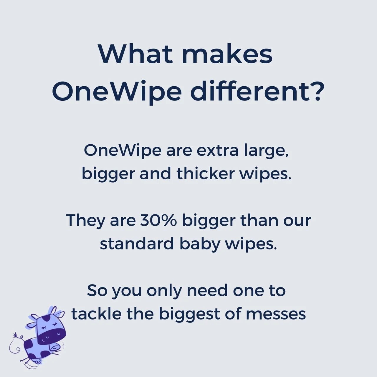Mum & You OneWipe Extra Large Biodegradable Wet wipe 40 per pack