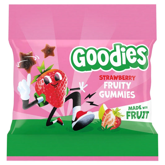 Goodies Strawberry Fruit Gummies Kids Snack 17g