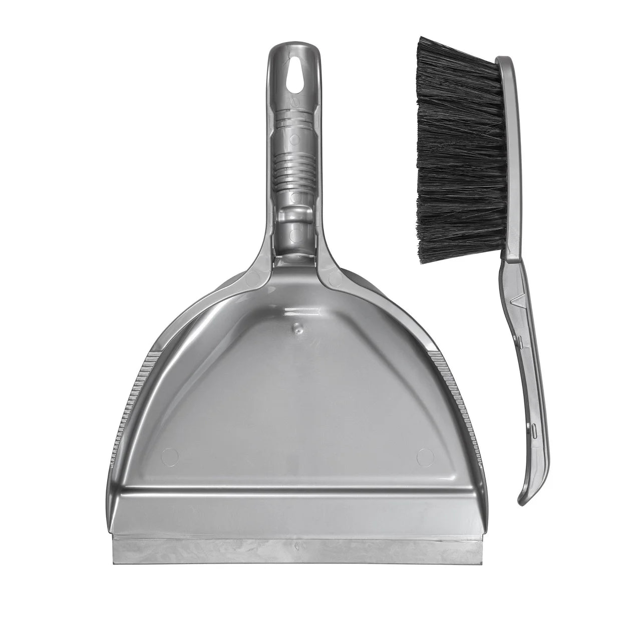 Elliott Dustpan & Brush Set Silver Soft