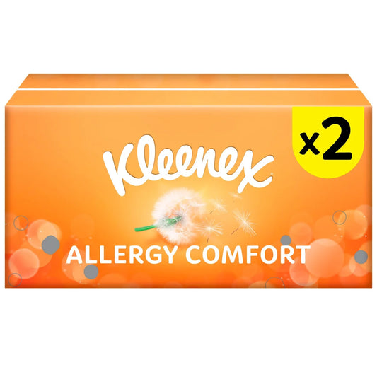 Kleenex Allergy Comfort Tissues Twin Box 2 x 56 per pack