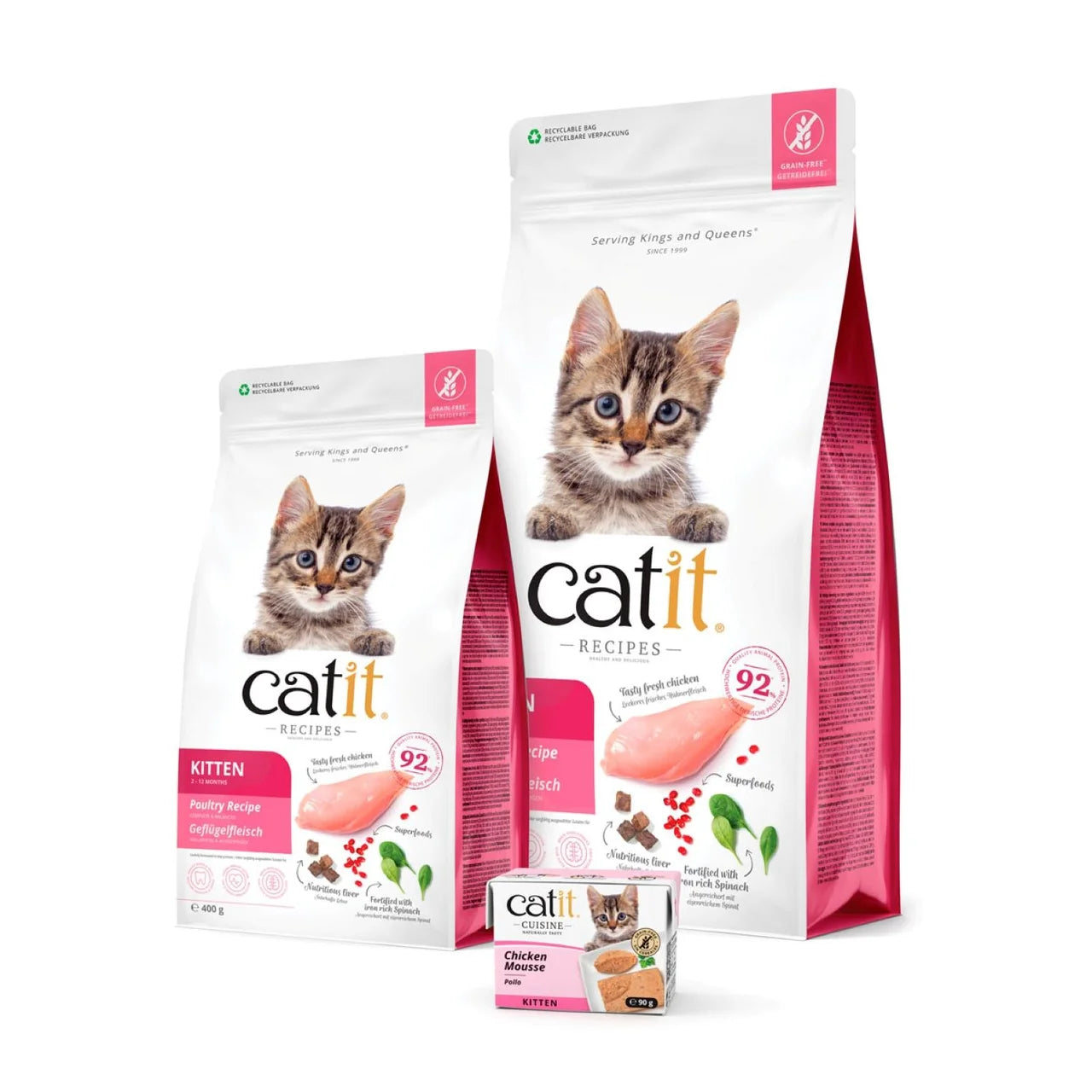 Catit Recipes Dry Kitten Poultry 2kg