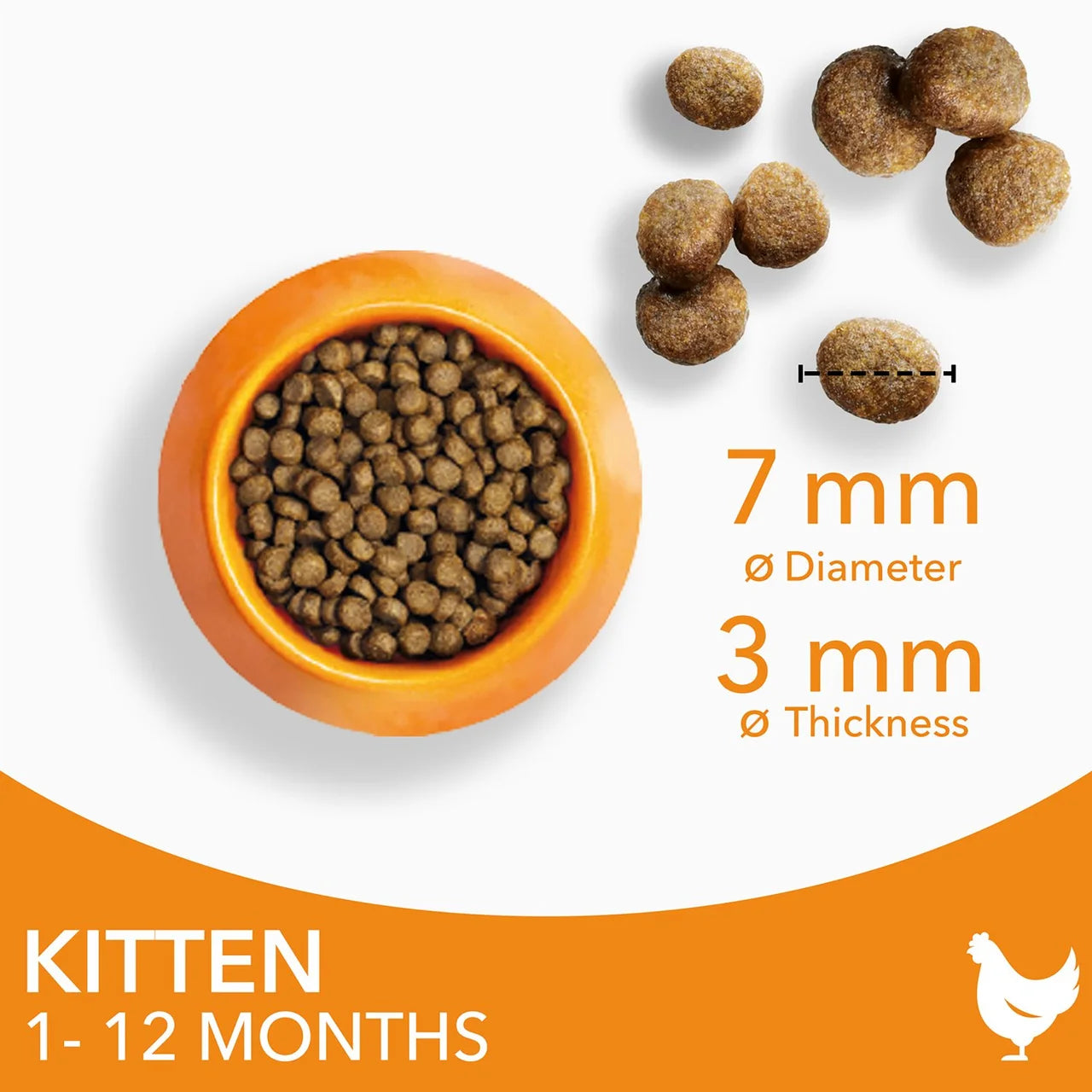 IAMS Advanced Nutrition Kitten Food Fresh Chicken 800g