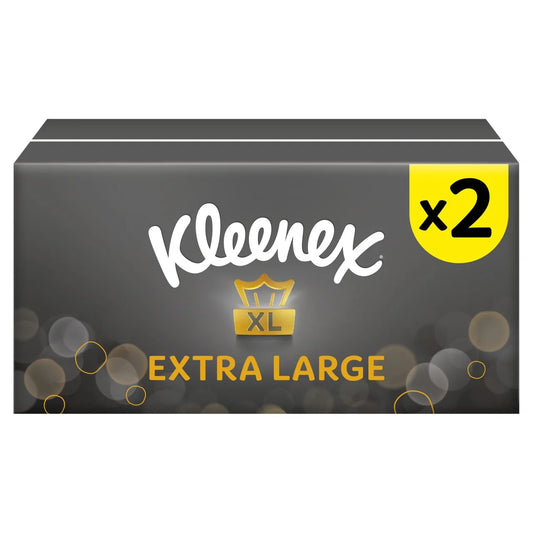 Kleenex Extra Large Facial Tissues - Twin Box 2 x 90 per pack