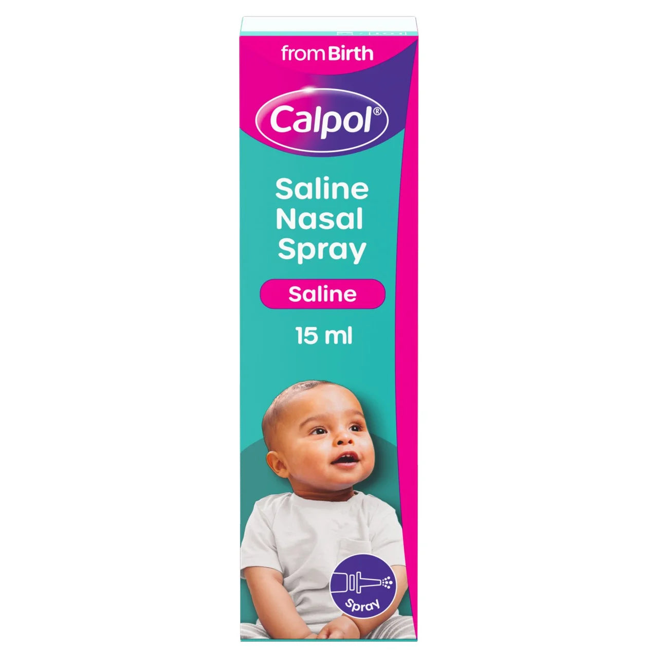 Calpol Saline Nasal Spray Suitable from Birth 15ml
