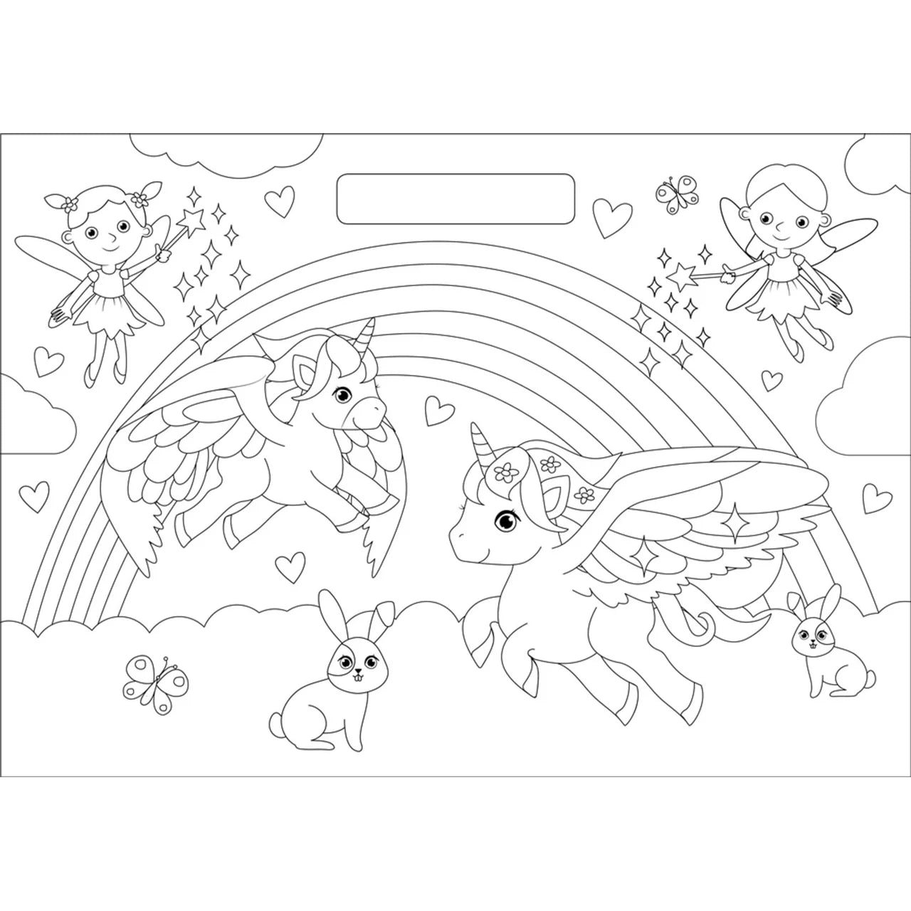 IglooBooks - Unicorn Colouring Pad