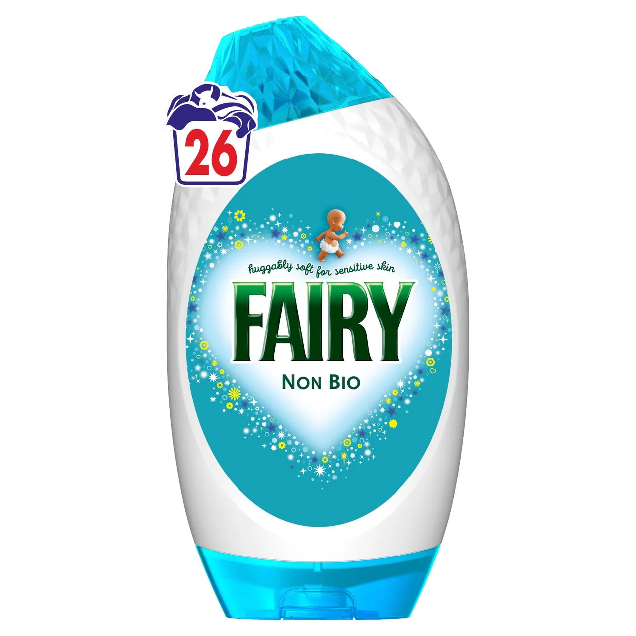 Fairy Non-Bio Washing Liquid Gel For Sensitive Skin 26 Washes 858ml