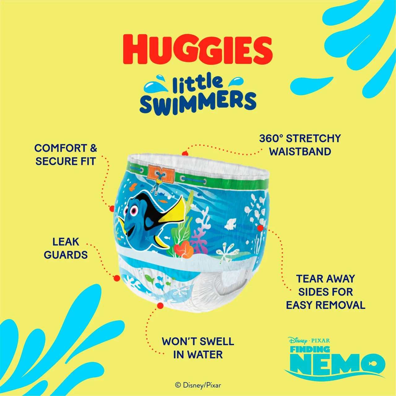 Huggies Little Swimmers Swim Pants Size 5-6 , 19 per pack