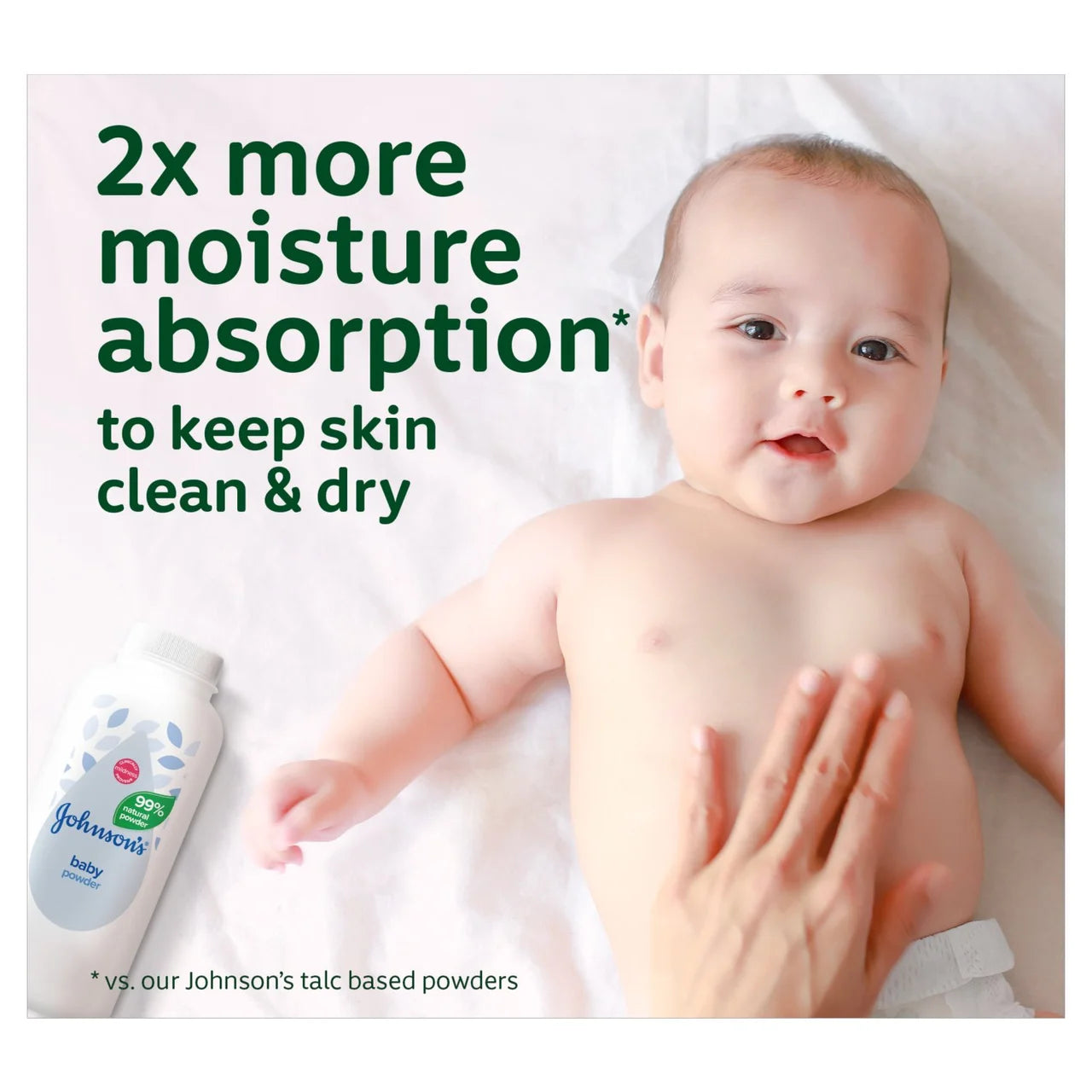 Johnson's Baby Powder Natural Cornstarch 100g
