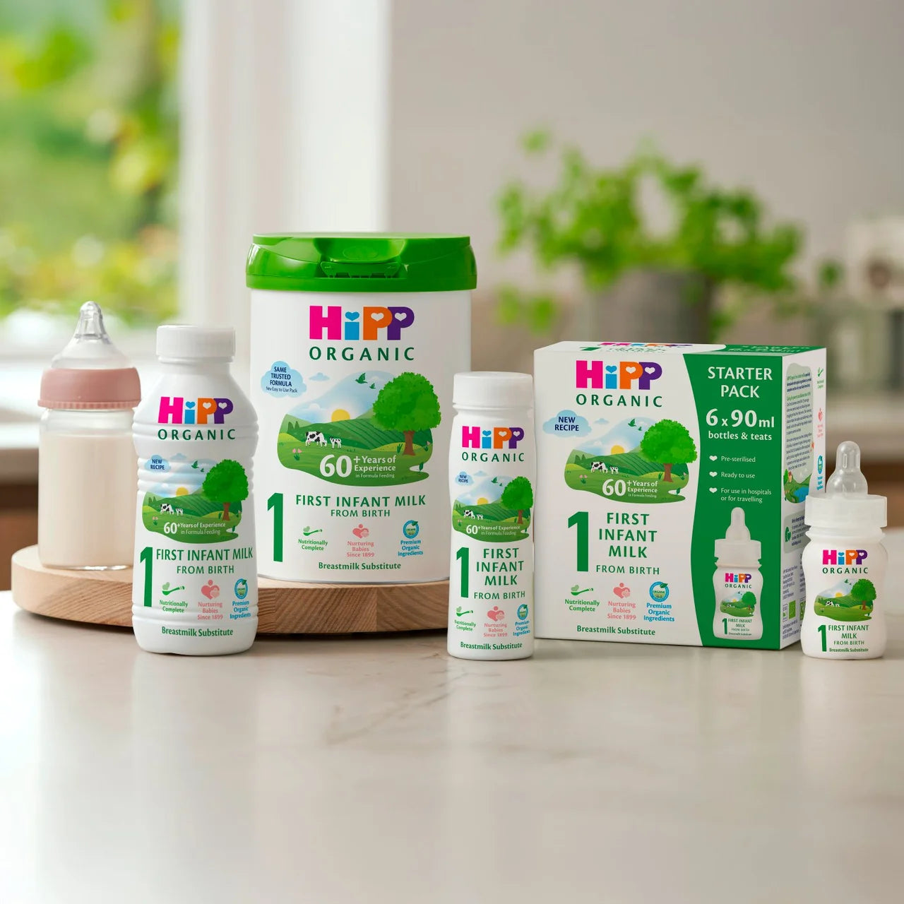 HiPP Organic 1 First Infant Baby Milk Liquid Formula From Birth 470ml