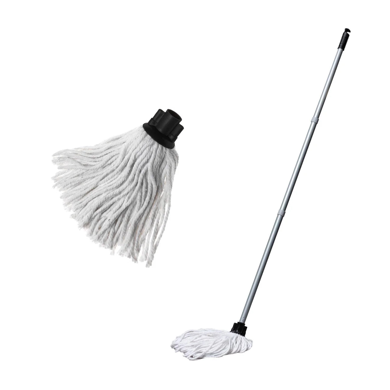 Addis Recycled Cotton Mop with Handle & Spare Replacement Refill Head 4 per pack