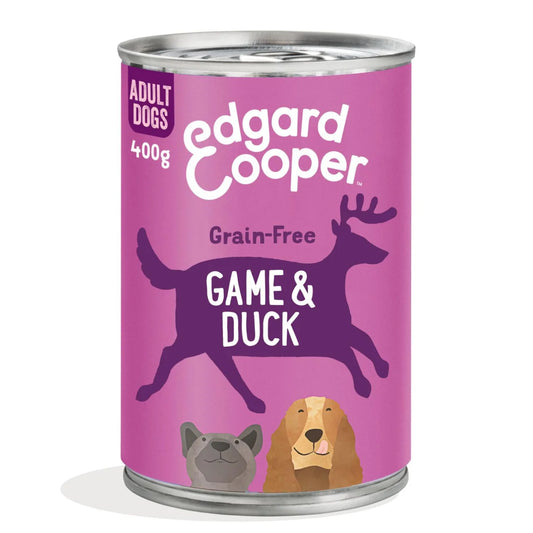 Edgard & Cooper Adult Grain Free Wet Dog Food with Game & Duck 400g
