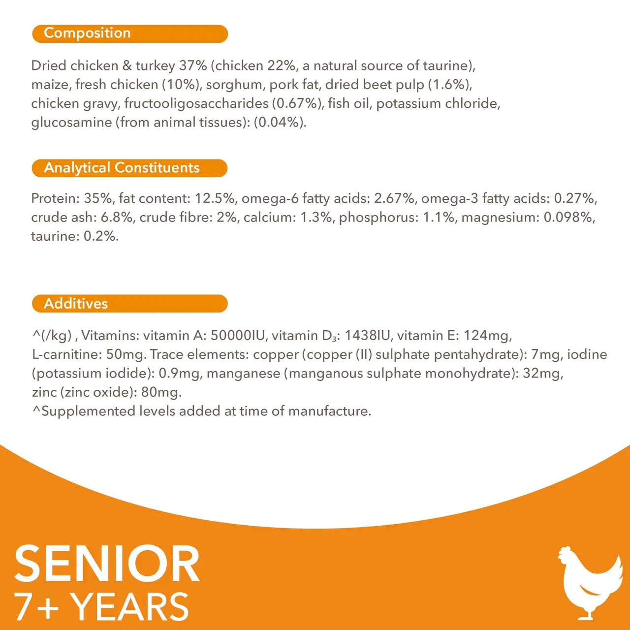 IAMS Advanced Nutrition Senior Cat Food With Fresh Chicken 800g