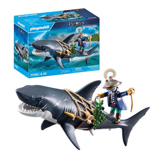 Playmobil 71793 Pirates Giant Shark with Biting Function
