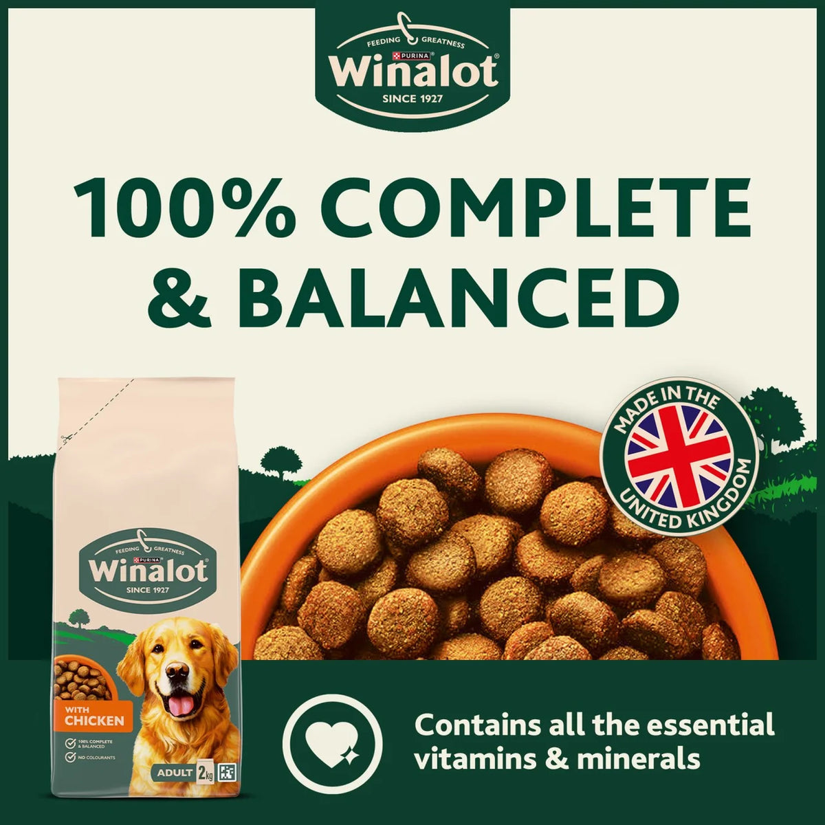 Winalot Chicken Dry Dog Food 2kg