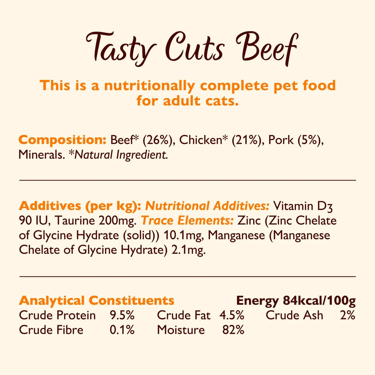 Lily's Kitchen Tasty Cuts in Gravy Mixed Multipack Wet Food for Cats 8 x 85g