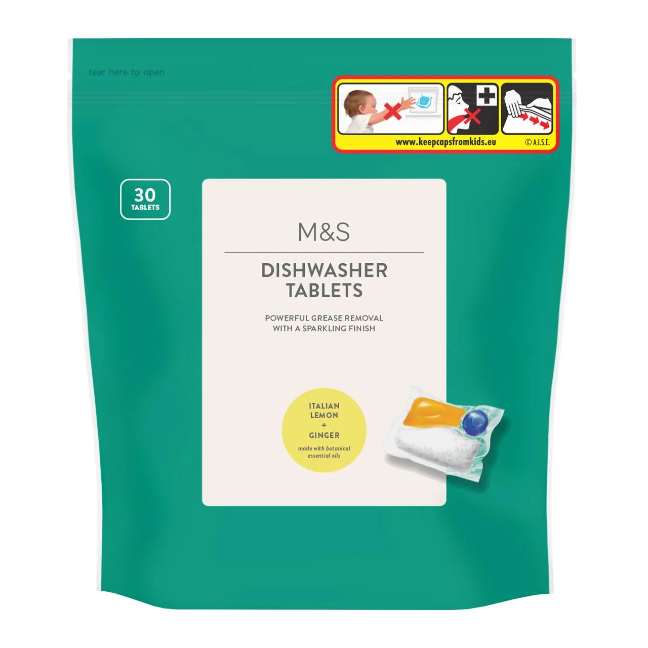 M&S Dishwasher Tablets 30 per pack