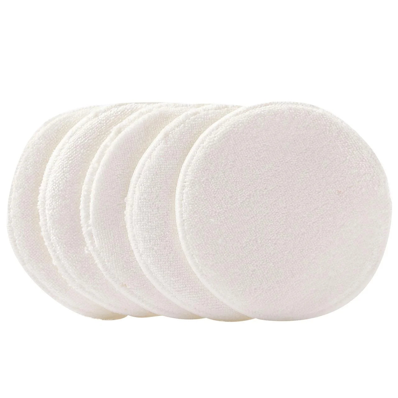 M&S 5 Reusable Cotton Pads & Bag, White