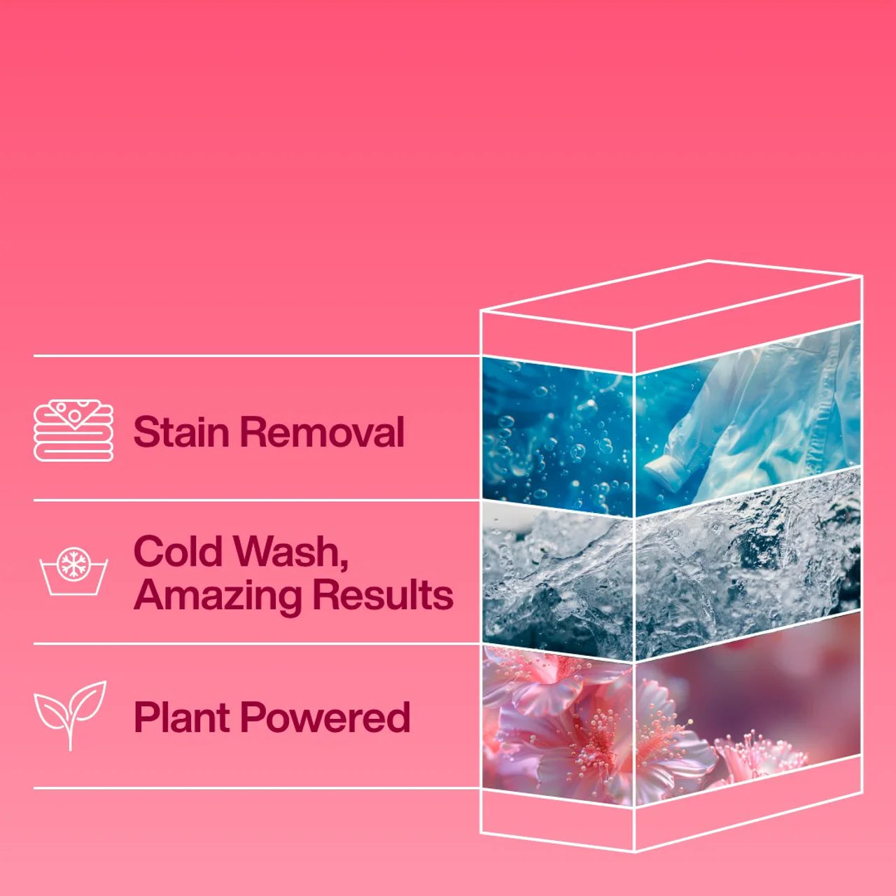 INEOS Non Bio Laundry Liquid XXL Value Box Rose + Cashew Flower 100 Washes 3L