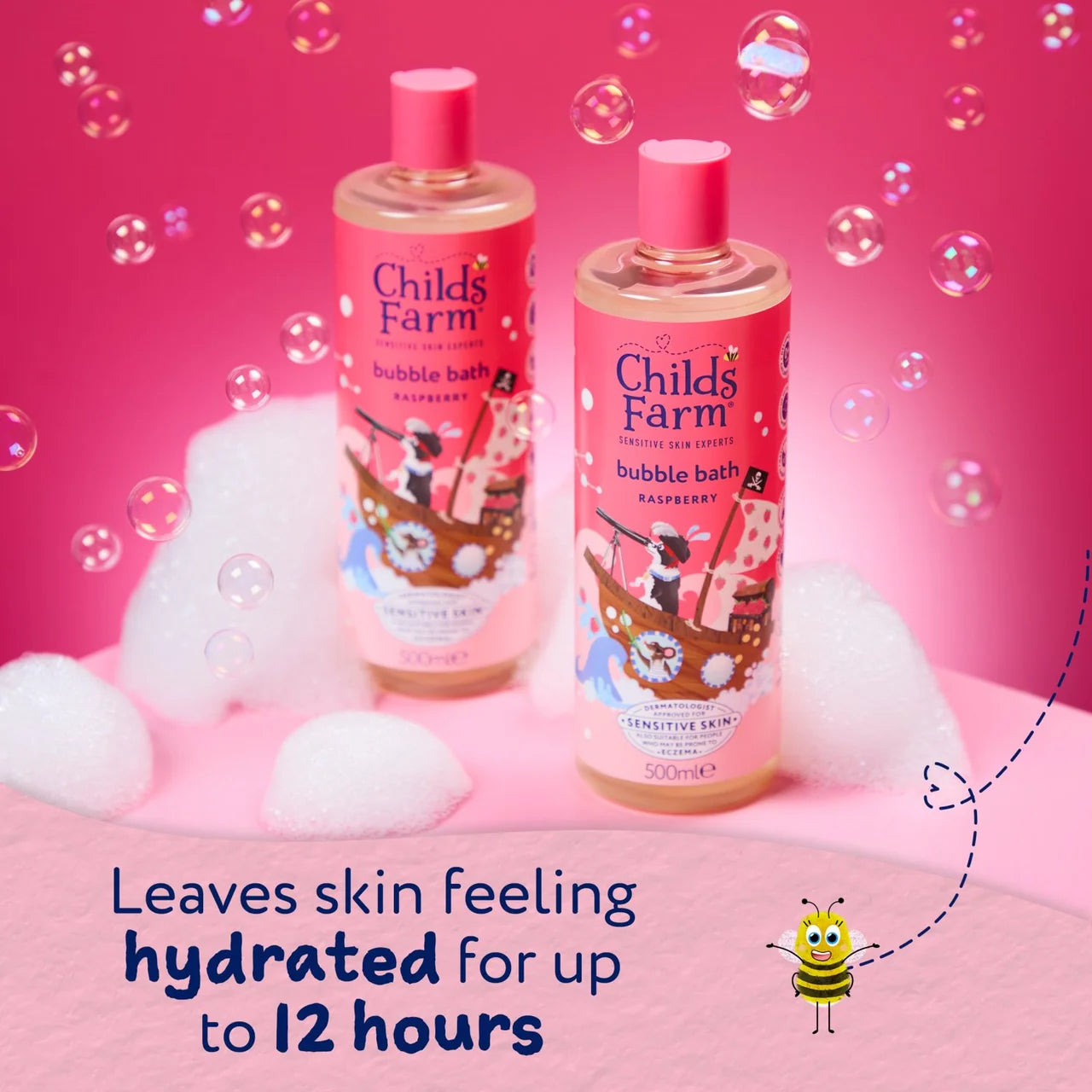 Childs Farm Bubble Bath, Raspberry 500ml