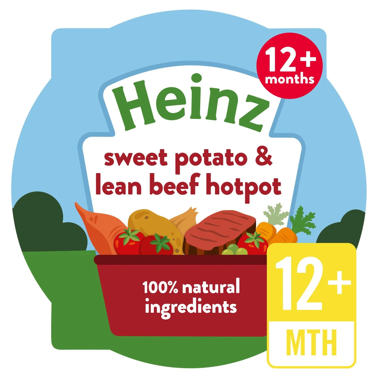 Heinz Sweet Potato & Lean Beef Hotpot Baby Food Tray 1+ Year 200g