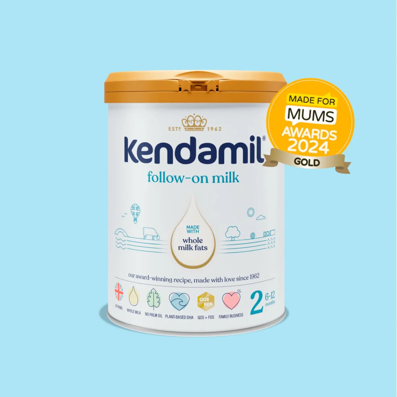 Kendamil Follow On Milk Stage 2 (6-12 Months) 800g