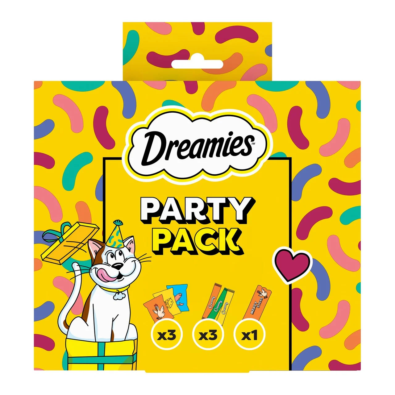 Dreamies Mixed Cat Treats Party Pack Selection 150g
