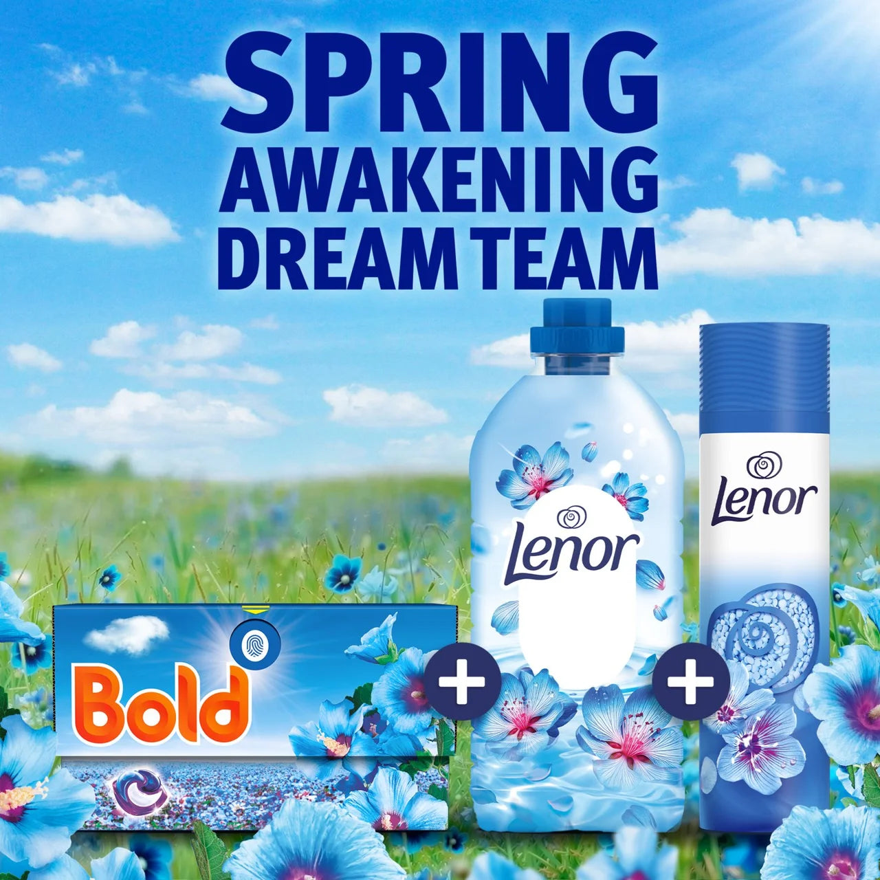 Bold 3in1 Pods Washing Capsules Spring Awakening 33 Washes
