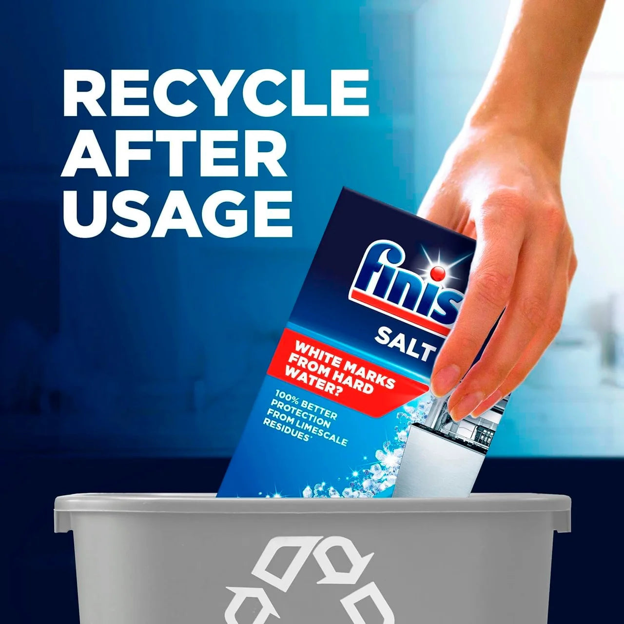 Finish Dishwasher Water Softener Salt 4kg