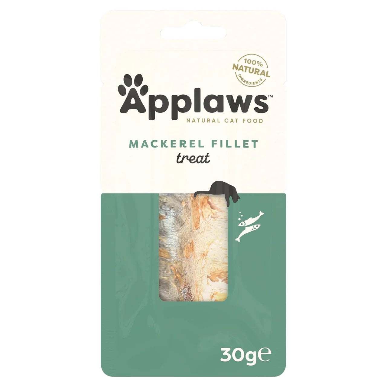 Applaws Natural Cat Treat Mackerel Fillet Loin Grain Free 30g