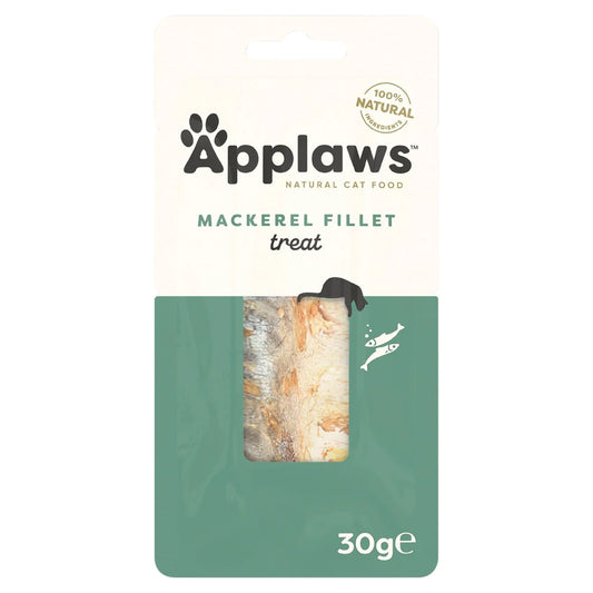 Applaws Natural Cat Treat Mackerel Fillet Loin Grain Free 30g