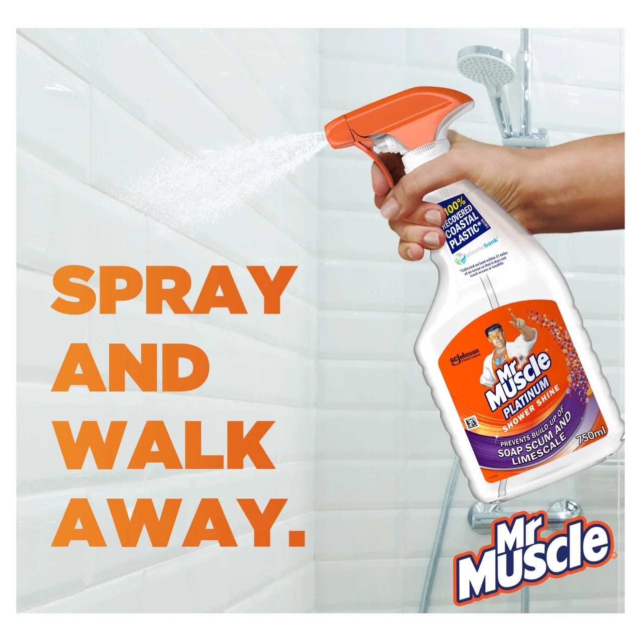 Mr Muscle Platinum Shower Shine Spray 750ml
