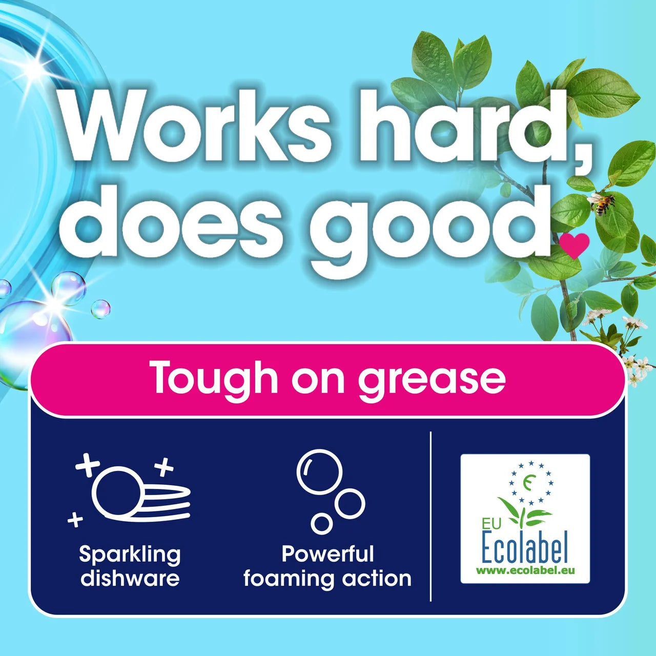 Ecozone PowerAction washing up liquid 500ml