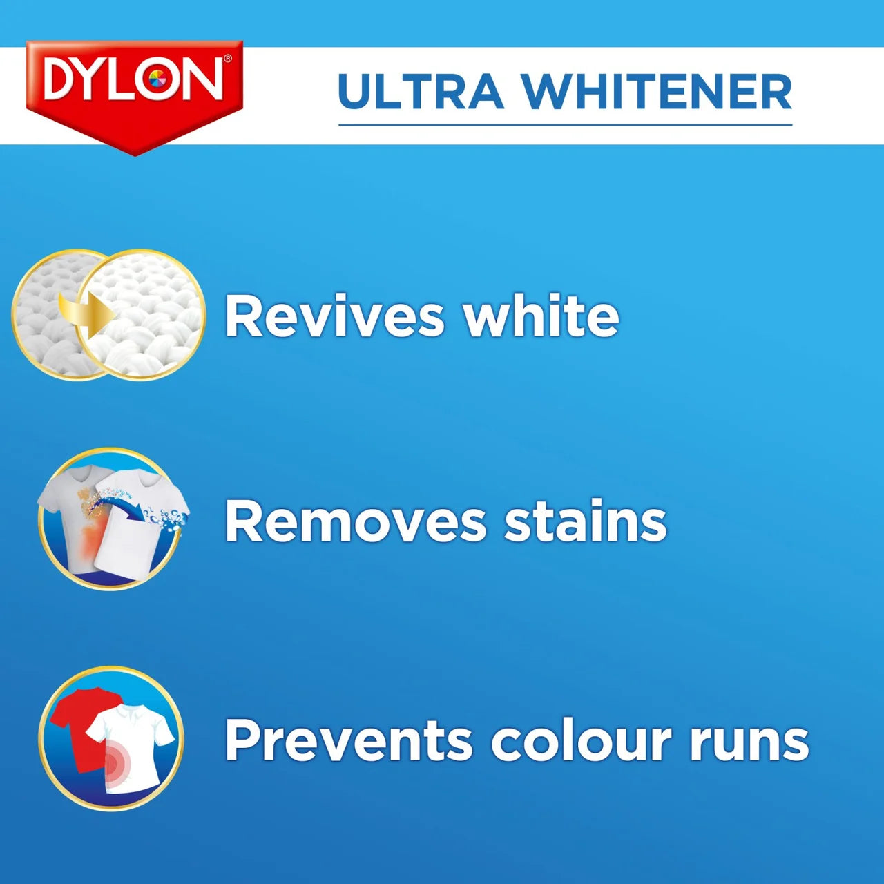Dylon Ultra Whitener 5 Sachets