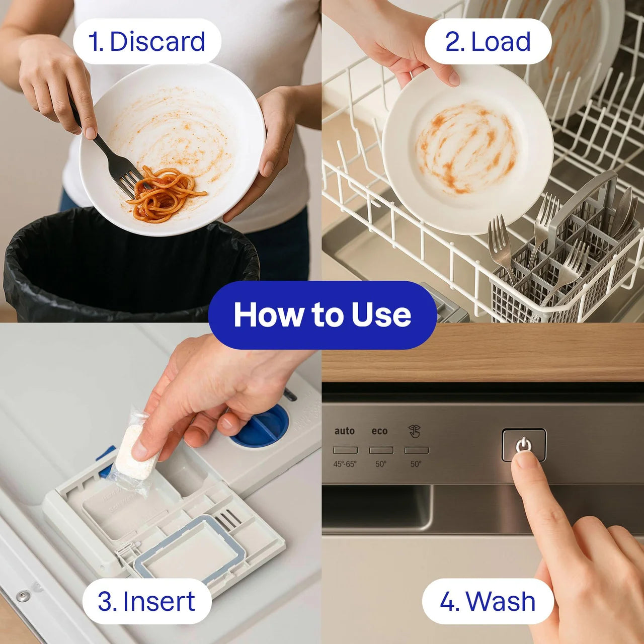 ATTITUDE Dishwasher Solube Eco-Pouches 70 per pack