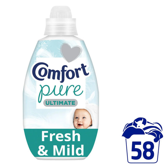 Comfort Pure Ultimate Fresh & Mild UltraConcentrated Fabric Conditioner 58W 870ml