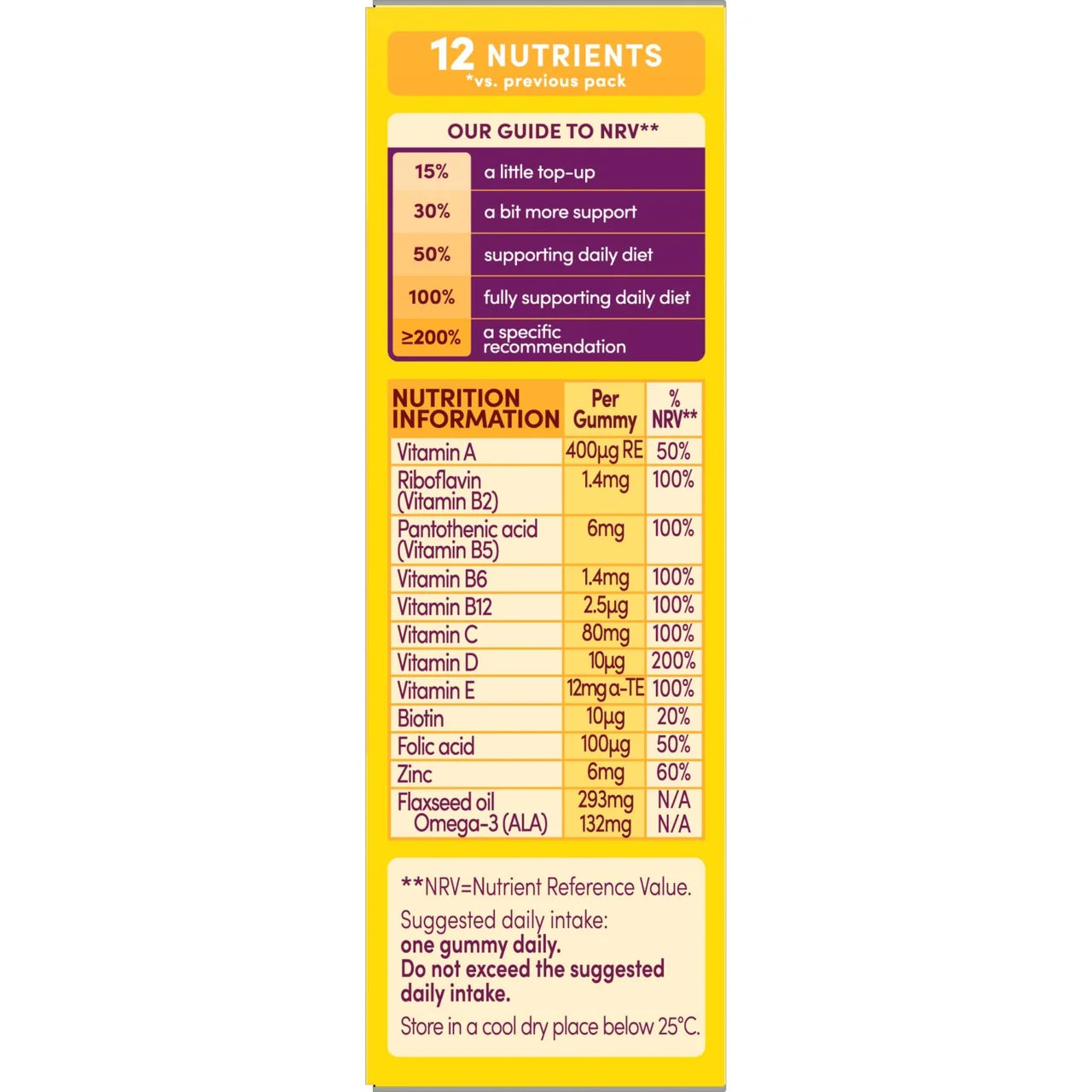 Bassetts Tropical Omega 3 & Multivitamins 7-11yrs , 30 per pack