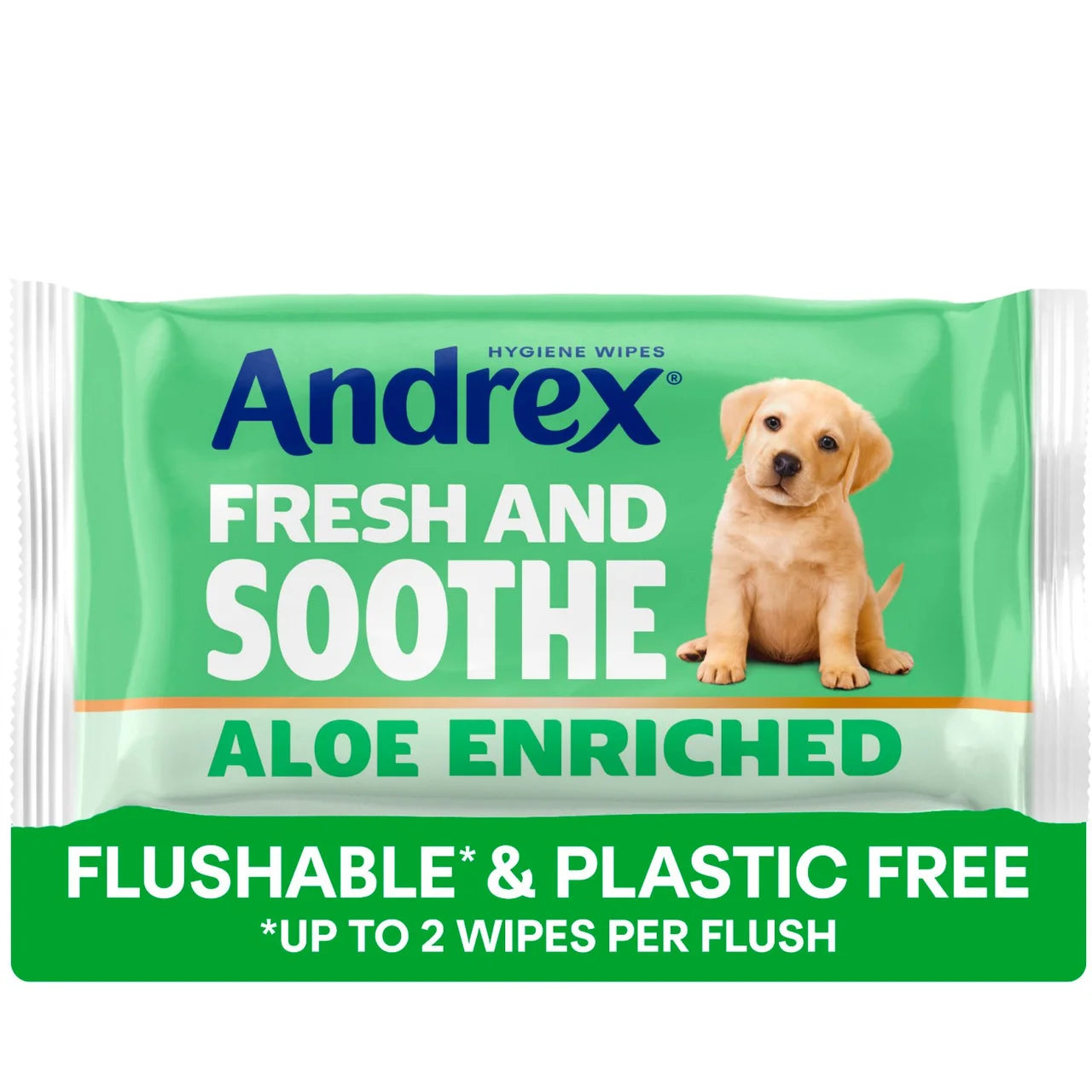 Andrex Fresh and Soothe Flushable Hygiene Wipes 36 per pack