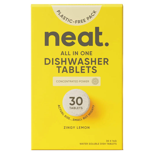 Neat All in One Dishwasher Tablets Lemon 30 per pack