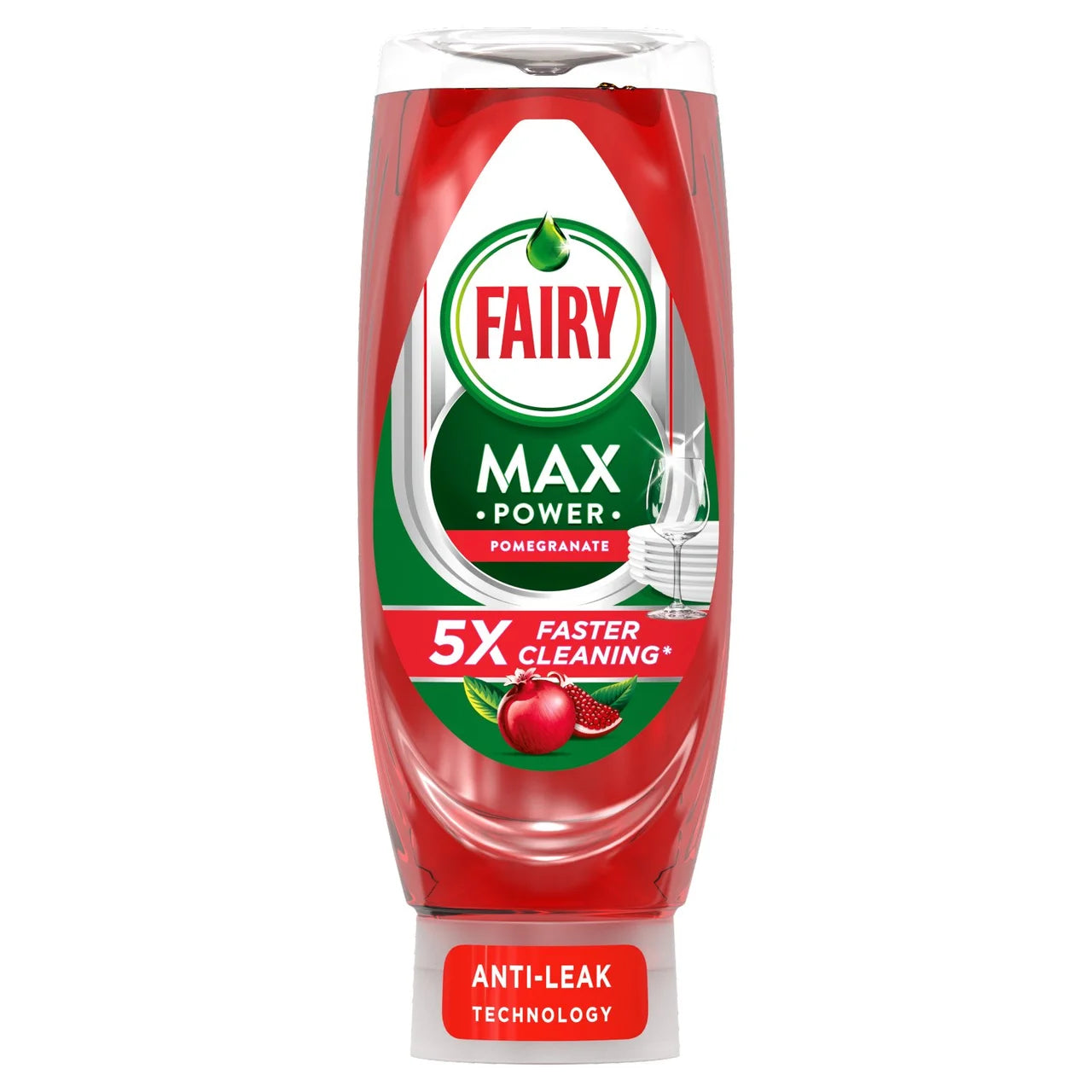 Fairy Max Power Washing Up Liquid Pomegranate 545ml