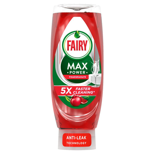 Fairy Max Power Washing Up Liquid Pomegranate 545ml