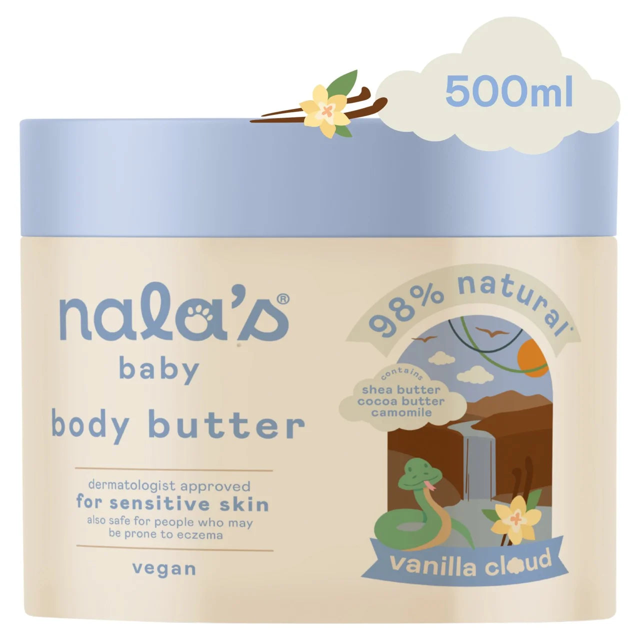 Nala's Baby Body Butter Vanilla Cloud 500ml