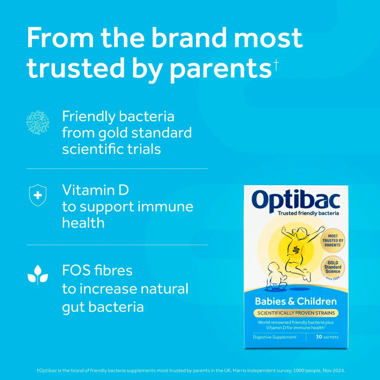Optibac Probiotics Babies & Children - 30 Sachets 30 per pack