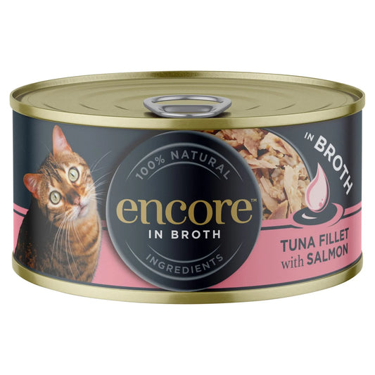 Encore Tuna Fillet with Salmon in Broth 70g