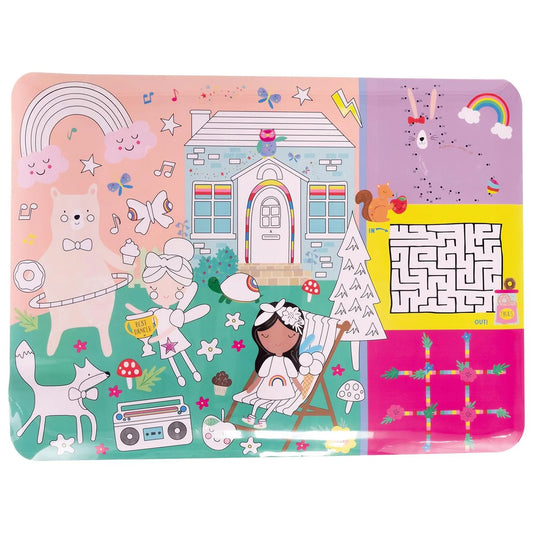 Floss & Rock Reusable Activity Mat Rainbow Fairy