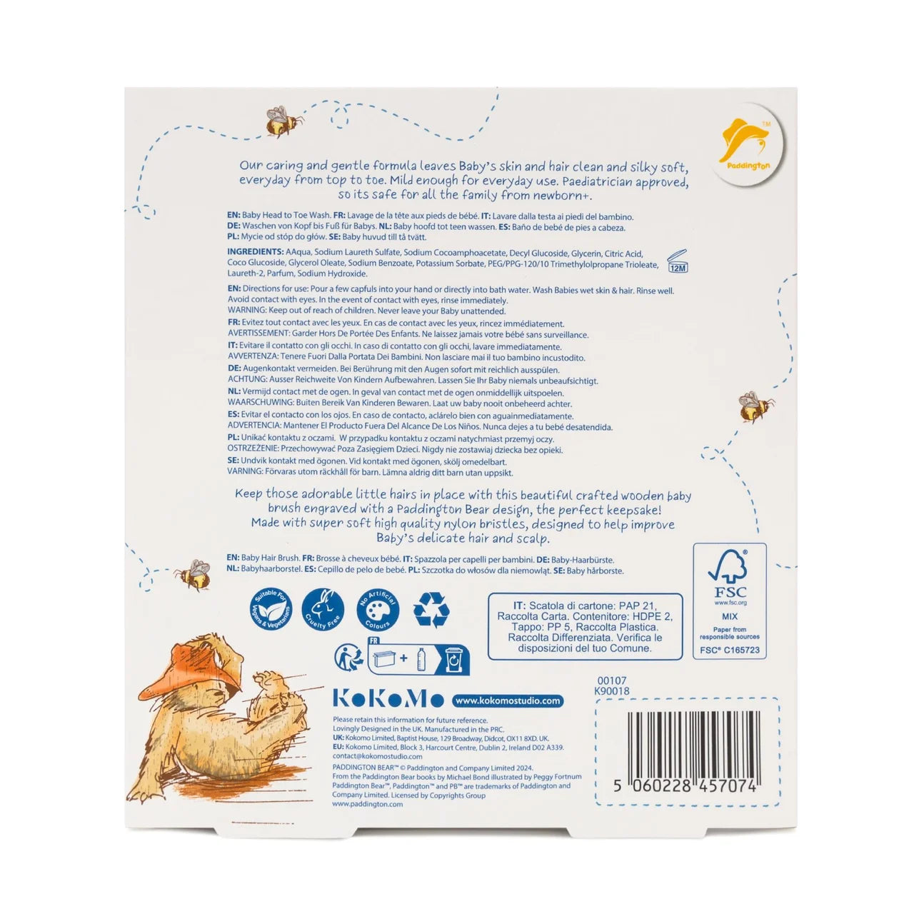 Paddington Baby Soft Care Set 250ml